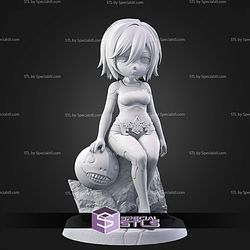 A2 NieR Automata Chibi 100mm STL Files
