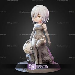 A2 NieR Automata Chibi 100mm STL Files