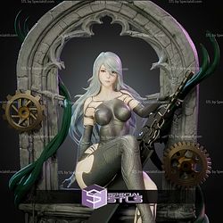 A2 NieR Automata Diorama 250mm STL Files