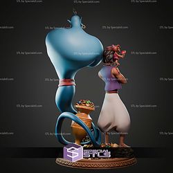 Aladdin Abu And Genie Diorama STL Files