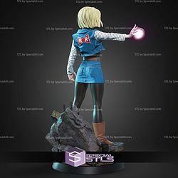 Android 18 Dragon Ball Z Boom 321mm STL Files