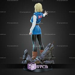 Android 18 Dragon Ball Z Boom 321mm STL Files