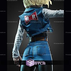 Android 18 Dragon Ball Z Boom 321mm STL Files