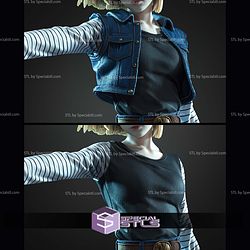 Android 18 Dragon Ball Z Boom 321mm STL Files