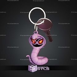 Arbok Pokemon Keychain STL Files