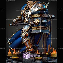 Arthas Warcraft 396mm STL Files