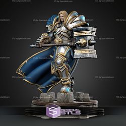 Arthas Warcraft 396mm STL Files