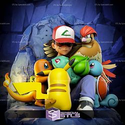 Ash And Pokemon Pokemon EP 10 S2 140mm STL Files