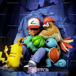 Ash And Pokemon Pokemon EP 10 S2 140mm STL Files