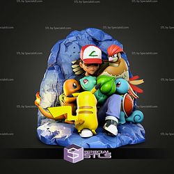 Ash And Pokemon Pokemon EP 10 S2 140mm STL Files