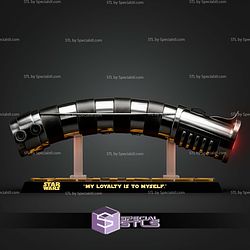 Asajj Ventress Lightsaber Star Wars 122mm STL Files