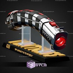 Asajj Ventress Lightsaber Star Wars 122mm STL Files