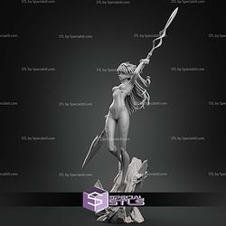 Asuka Langley 300mm Cross STL Files