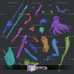Asuka Langley 300mm Cross STL Files