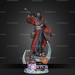 Auron Final Fantasy X 249mm STL Files