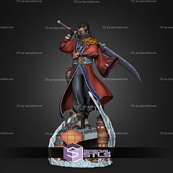 Auron Final Fantasy X 249mm STL Files