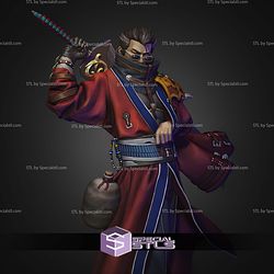 Auron Final Fantasy X 249mm STL Files