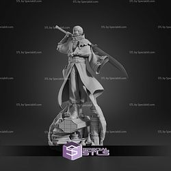 Auron Final Fantasy X 249mm STL Files