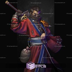 Auron Final Fantasy X 249mm STL Files