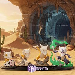 Basic STL Pokemon Collection Cubone Marowak Kanto