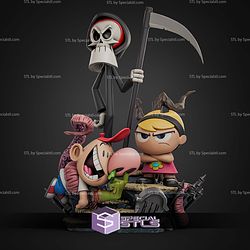 Billy And Mandy And The Dead 300mm STL Files
