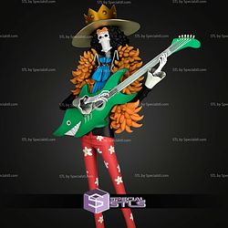 Brook And Guitar One Piece 293mm STL Files