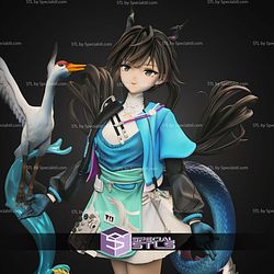 Chen Qianyu Arknights Endfield STL Files