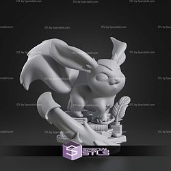 Chibi Carbuncle Final Fantasy XIV 84mm STL Files