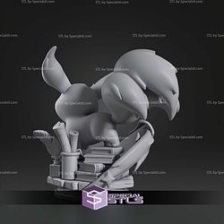 Chibi Carbuncle Final Fantasy XIV 84mm STL Files