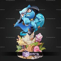 Chibi Riolu Pokemon Diamond 81mm STL Files