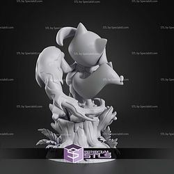 Chibi Riolu Pokemon Diamond 81mm STL Files
