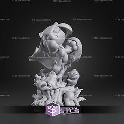 Chibi Riolu Pokemon Diamond 81mm STL Files