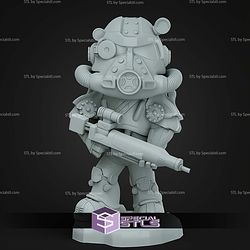 Chibi STL Collection Fallout Power Armor