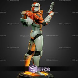 Clone Commando Boss 430mm STL Files