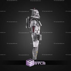 Cosplay STL Files Animated ARC Trooper Helmet and Armor