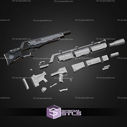 Cosplay STL Files Covert Mandalorian Assault rifle