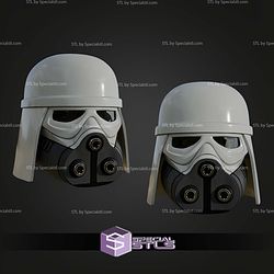 Cosplay STL Files Imperial Remnant Snowtrooper helmet