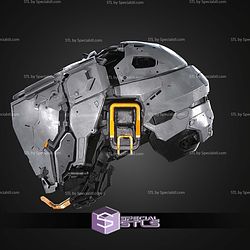 Cosplay STL Files Pragmata Helmet
