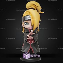 Deidara Naruto Chibi 130mm STL Files