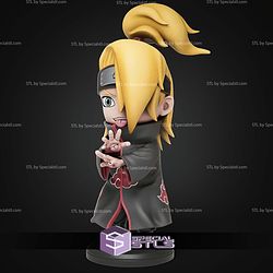 Deidara Naruto Chibi 130mm STL Files