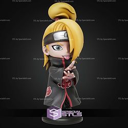 Deidara Naruto Chibi 130mm STL Files