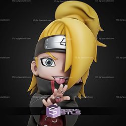 Deidara Naruto Chibi 130mm STL Files