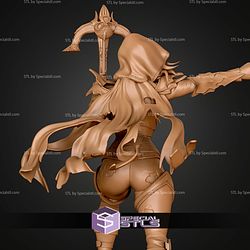 Demon Hunter Girl 250mm ATL STL Files