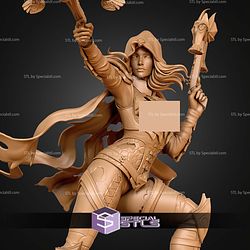 Demon Hunter Girl 250mm ATL STL Files