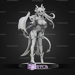 Demon Monster Girl Encyclopedia 198mm STL Files