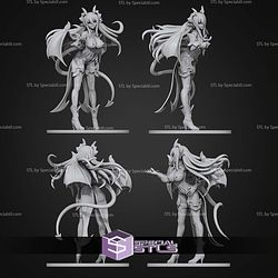 Demon Monster Girl Encyclopedia 198mm STL Files