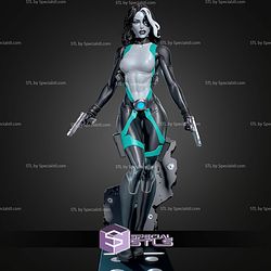 Domino In Suit With Various Gun STL Files