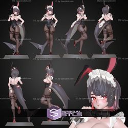 Ellen Joe Rabbit Zenless Zone Zero STL Files