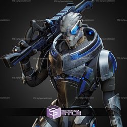 Garrus Mass Effect 331mm STL Files