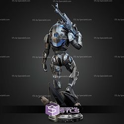 Garrus Mass Effect 331mm STL Files